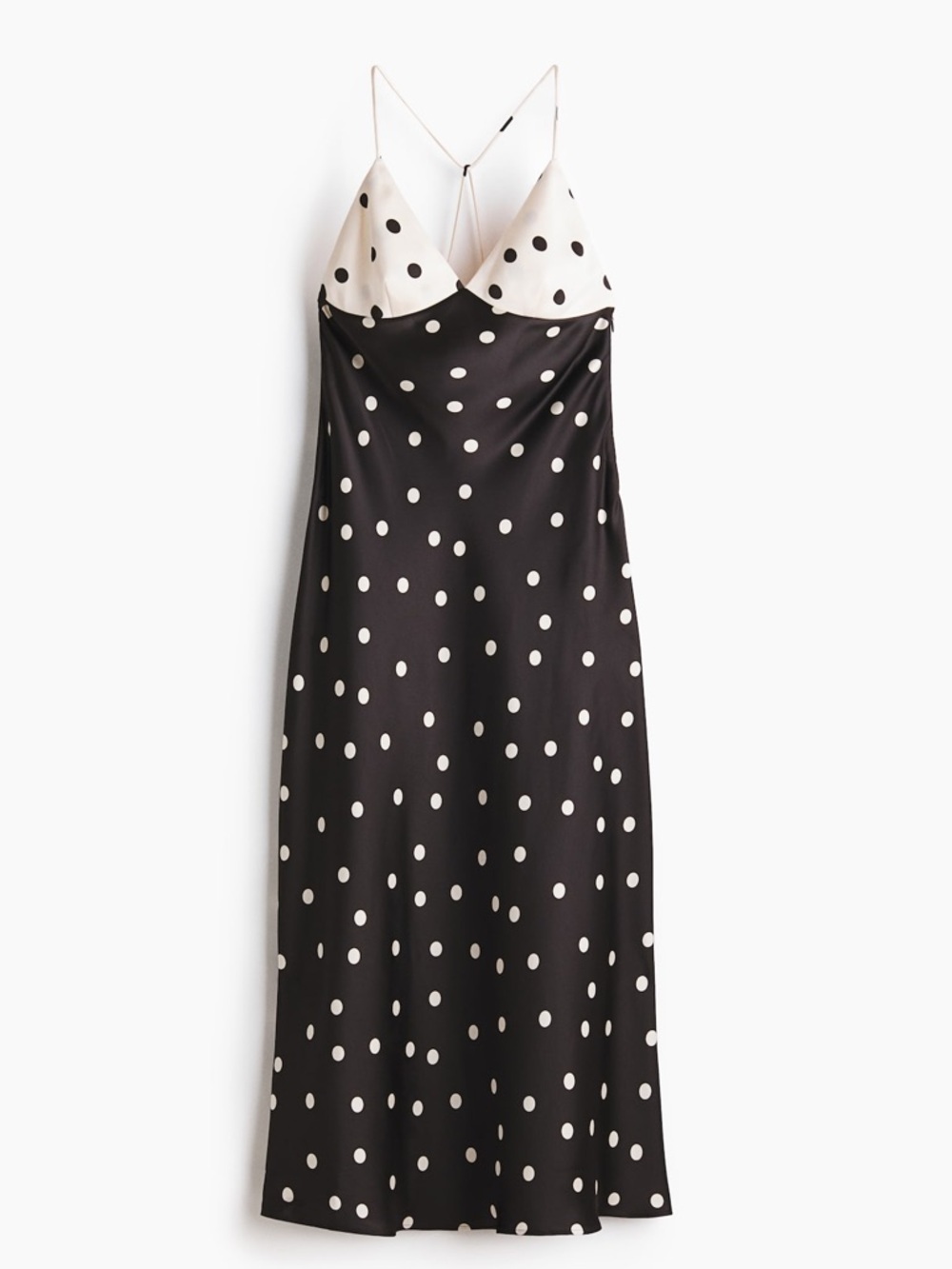 NWT H&M Satin Strappy Dress Size Large